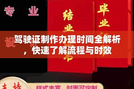 西沙驾驶证制作办理时间全解析，快速了解流程与时效
