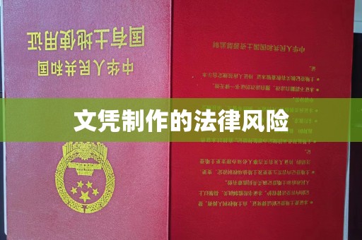 西沙文凭制作的法律风险