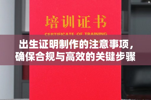 西沙出生证明制作的注意事项，确保合规与高效的关键步骤