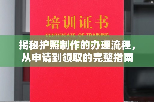 西沙揭秘护照制作的办理流程，从申请到领取的完整指南