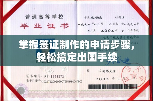 西沙掌握签证制作的申请步骤，轻松搞定出国手续