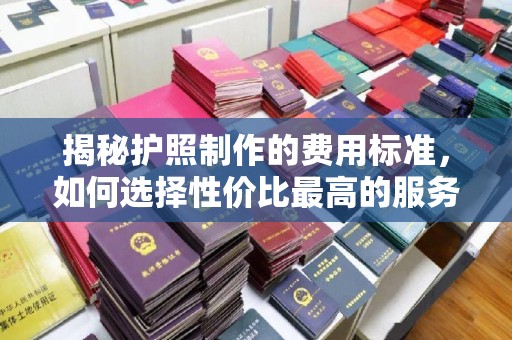 西沙揭秘护照制作的费用标准，如何选择性价比最高的服务？