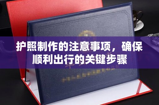 西沙护照制作的注意事项，确保顺利出行的关键步骤