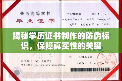 西沙揭秘学历证书制作的防伪标识，保障真实性的关键