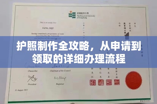 西沙护照制作全攻略，从申请到领取的详细办理流程