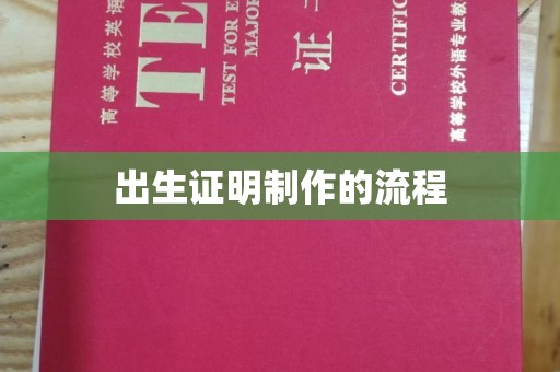 西沙出生证明制作的流程